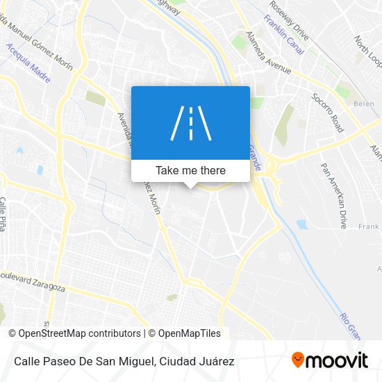 Calle Paseo De San Miguel map