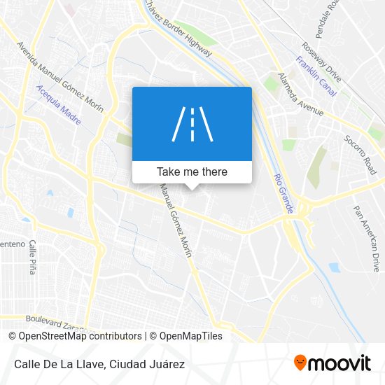Mapa de Calle De La Llave