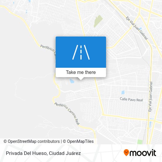 Privada Del Hueso map
