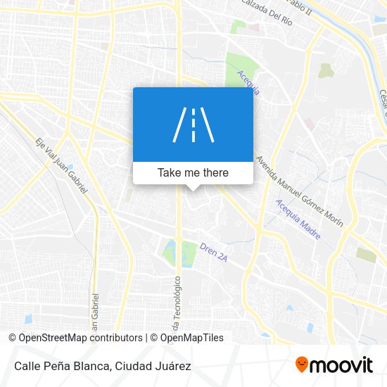 Calle Peña Blanca map