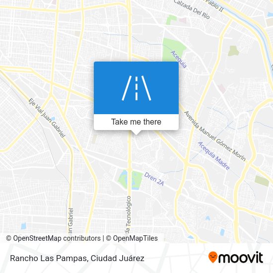Rancho Las Pampas map