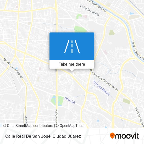 Calle Real De San José map