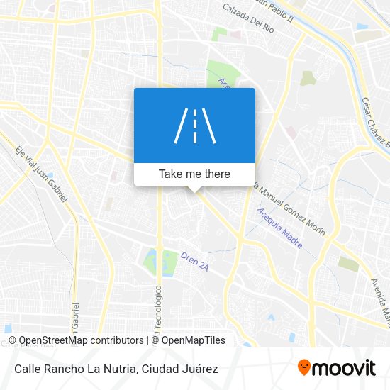 Calle Rancho La Nutria map