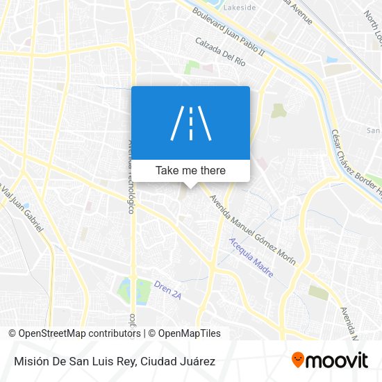 Misión De San Luis Rey map