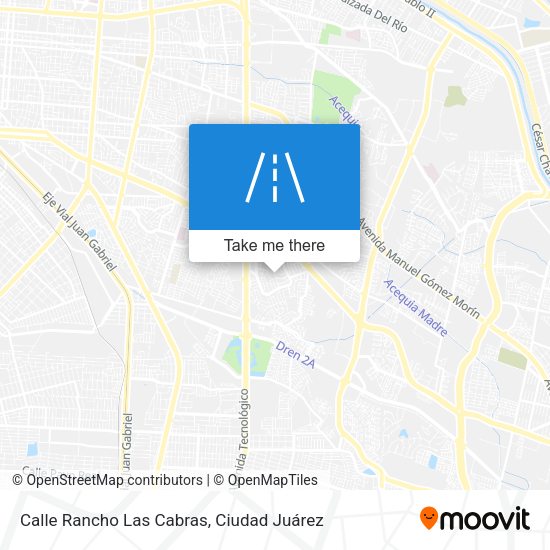 Mapa de Calle Rancho Las Cabras