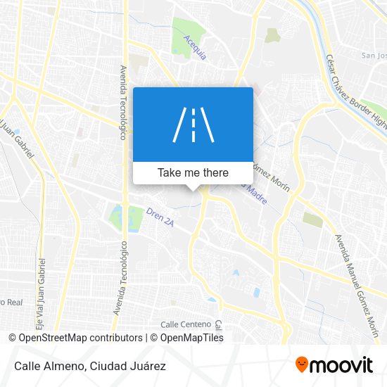 Calle Almeno map