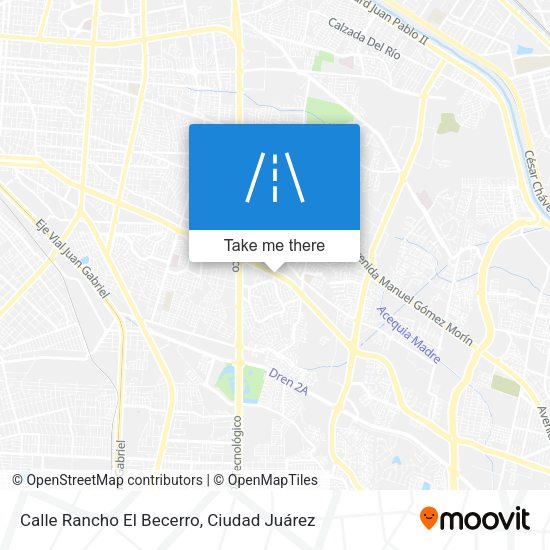Calle Rancho El Becerro map