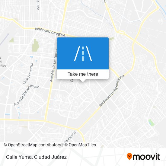 Mapa de Calle Yuma