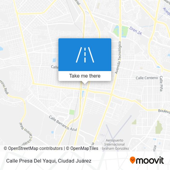Calle Presa Del Yaqui map