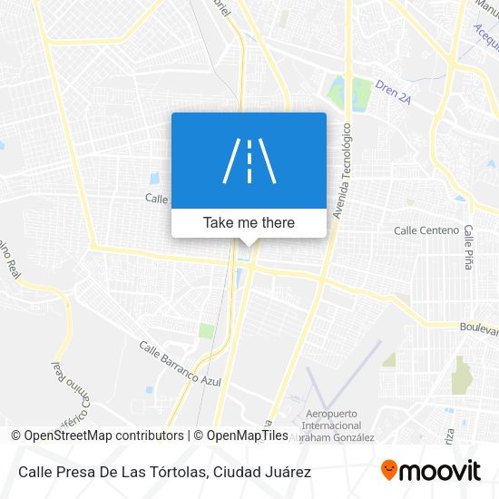 Mapa de Calle Presa De Las Tórtolas