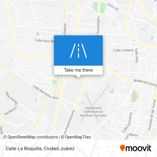 Calle La Boquilla map