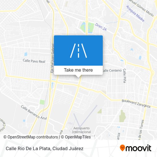 Mapa de Calle Rio De La Plata