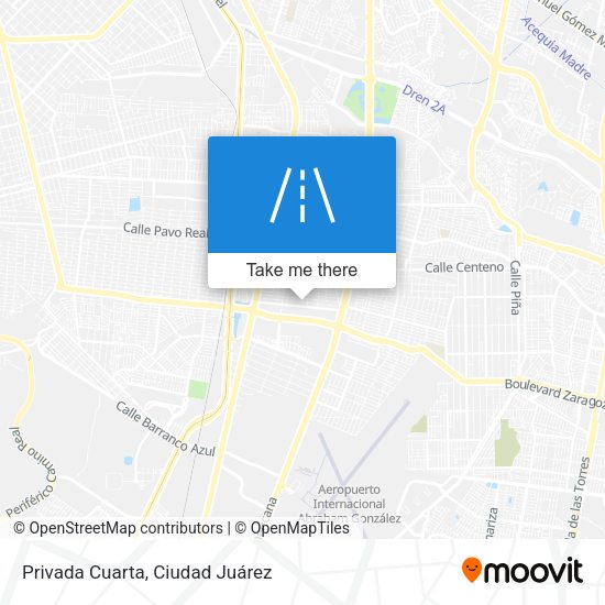 Mapa de Privada Cuarta