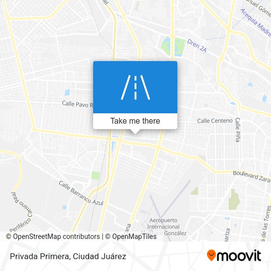Privada Primera map