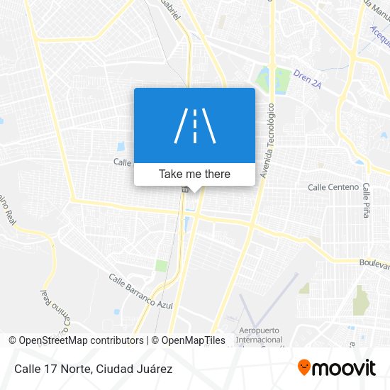 Calle 17 Norte map