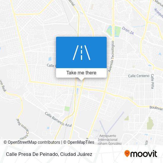 Calle Presa De Peinado map