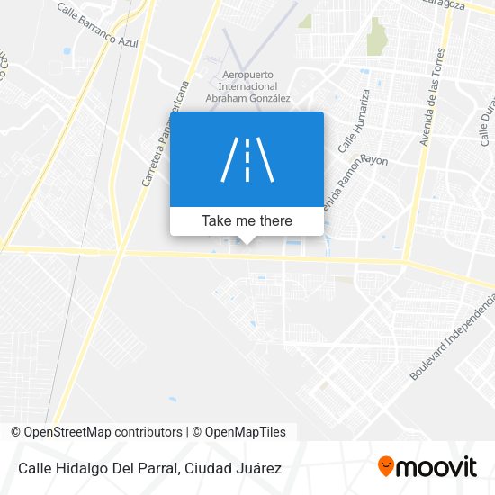 Calle Hidalgo Del Parral map