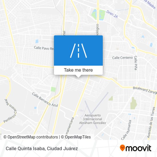 Mapa de Calle Quinta Isaba