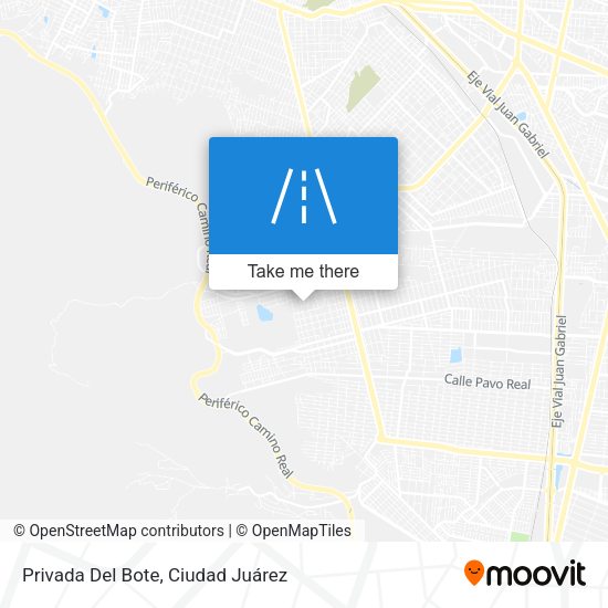 Privada Del Bote map
