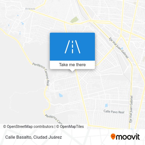 Calle Basalto map
