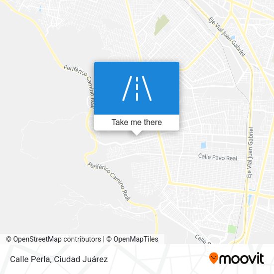 Mapa de Calle Perla
