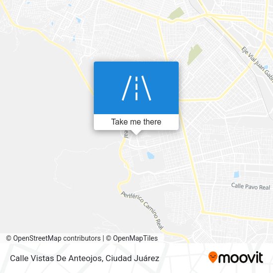 Calle Vistas De Anteojos map