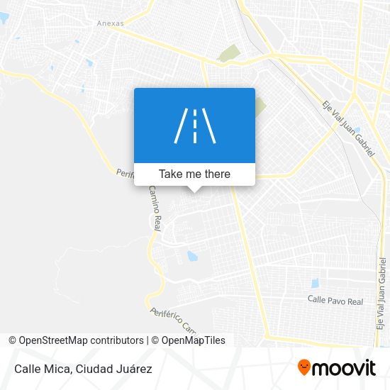 Calle Mica map