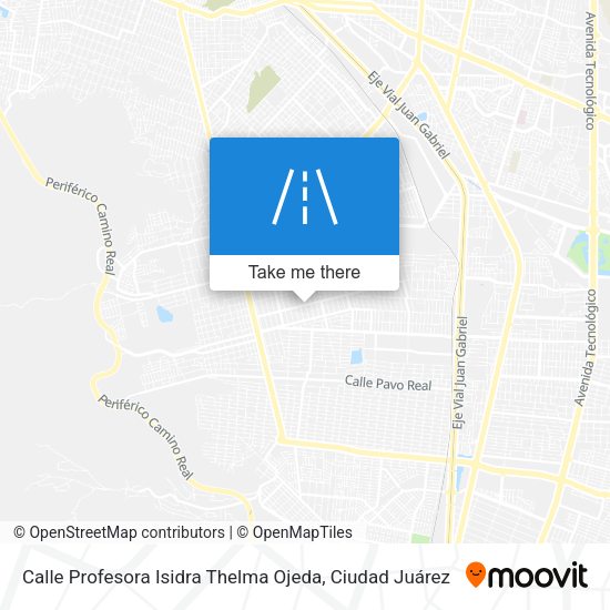 Calle Profesora Isidra Thelma Ojeda map