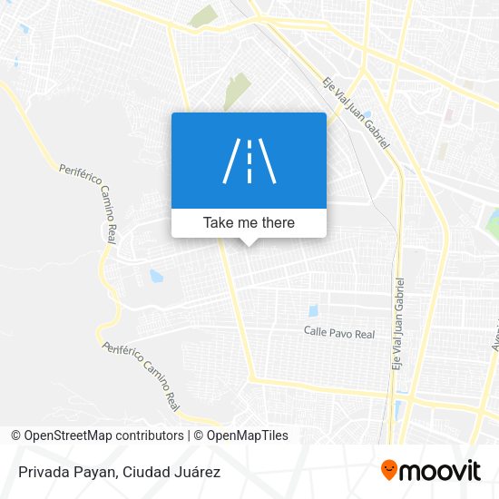 Privada Payan map
