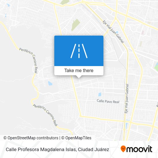 Mapa de Calle Profesora Magdalena Islas