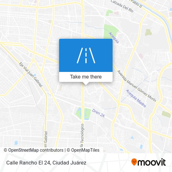 Mapa de Calle Rancho El 24