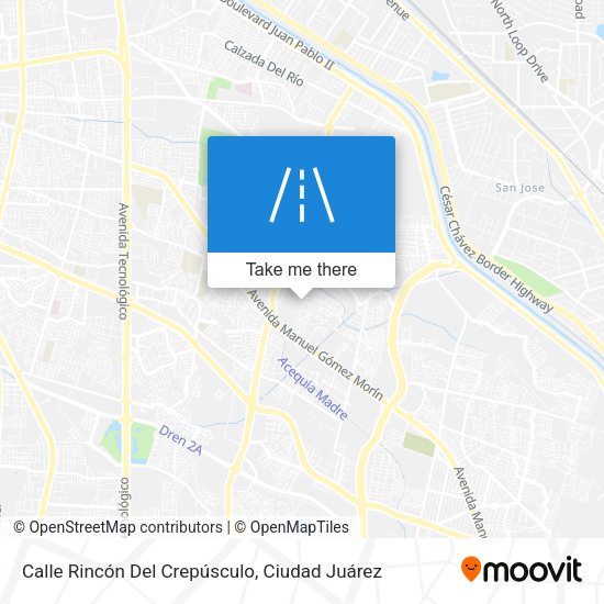 Calle Rincón Del Crepúsculo map