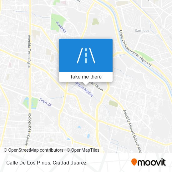 Calle De Los Pinos map