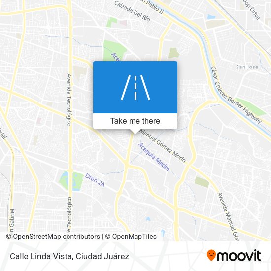 Mapa de Calle Linda Vista