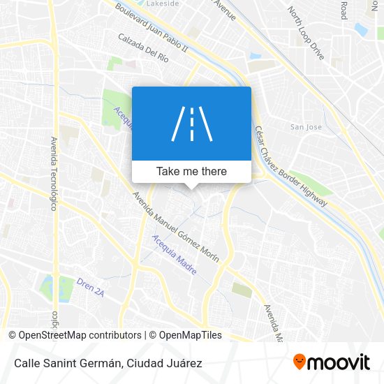 Mapa de Calle Sanint Germán