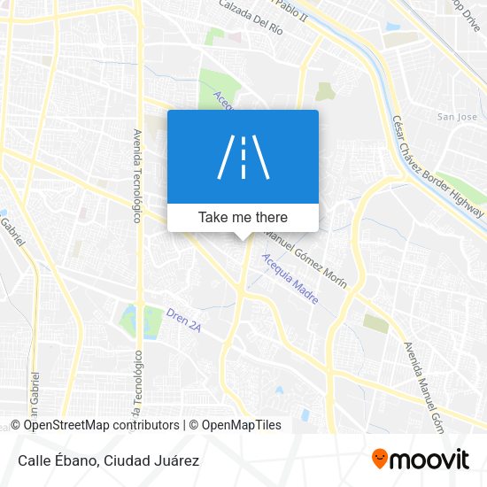 Calle Ébano map
