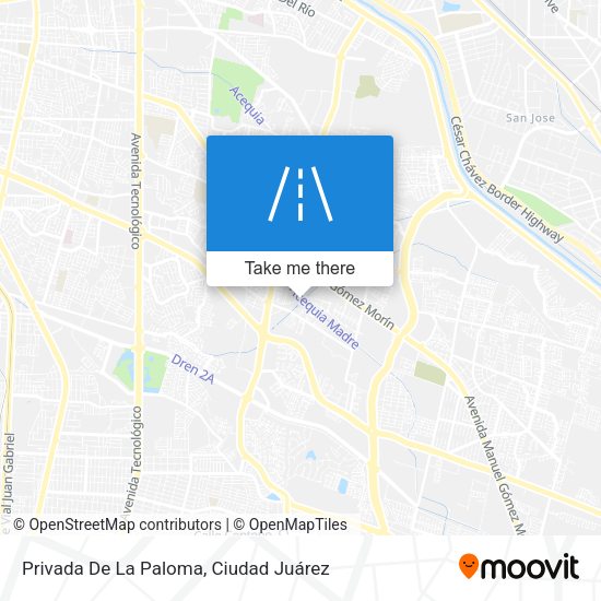Privada De La Paloma map