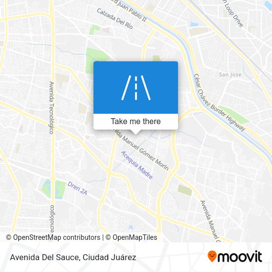 Avenida Del Sauce map