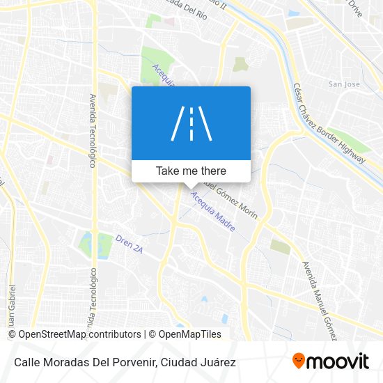 Calle Moradas Del Porvenir map