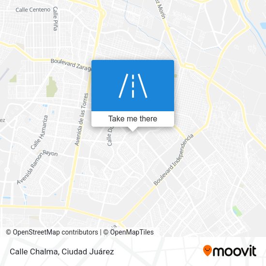 Calle Chalma map