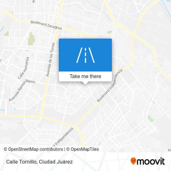 Calle Tornillo map