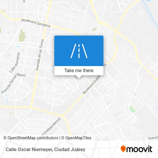 Mapa de Calle Oscar Niemeyer