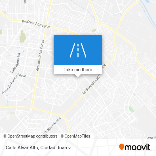 Calle Alvar Alto map