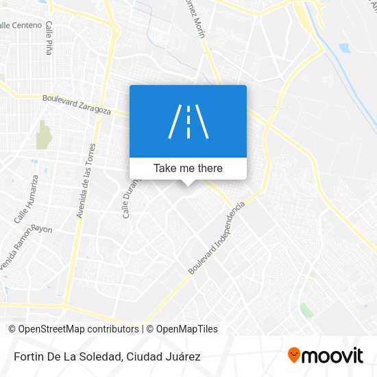 Fortin De La Soledad map