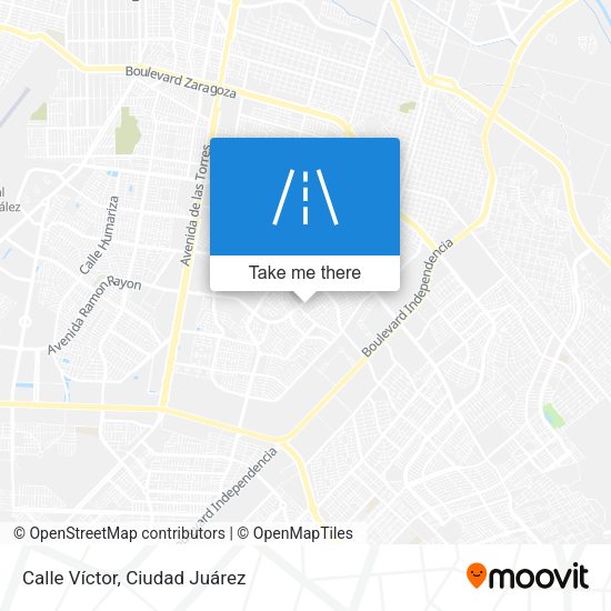 Calle Víctor map