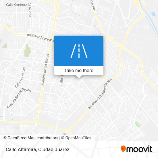 Mapa de Calle Altamira