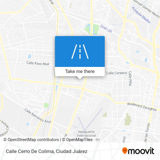 Calle Cerro De Colima map