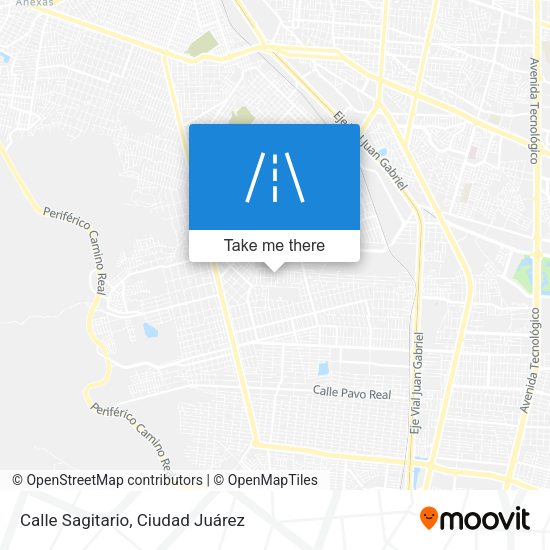 Calle Sagitario map
