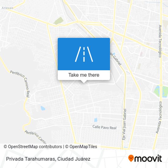 Privada Tarahumaras map