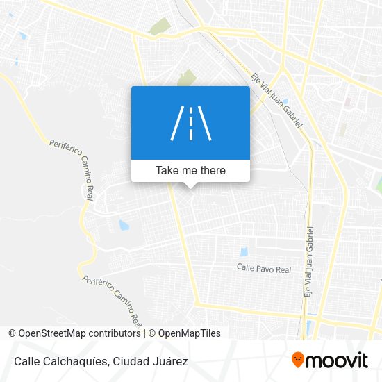 Calle Calchaquíes map